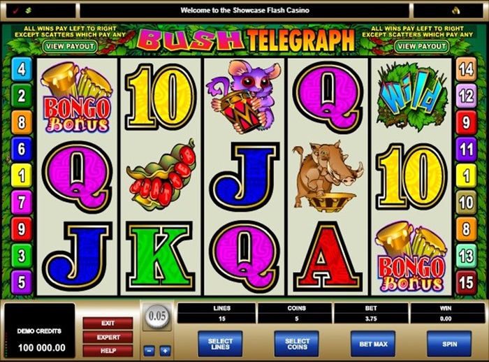 Bush Telegraph Online Casino Game
