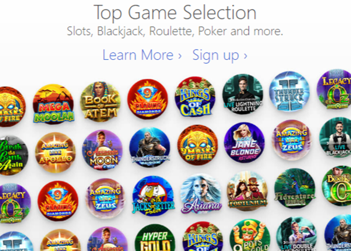 Ruby Fortune Online Casino Top Games